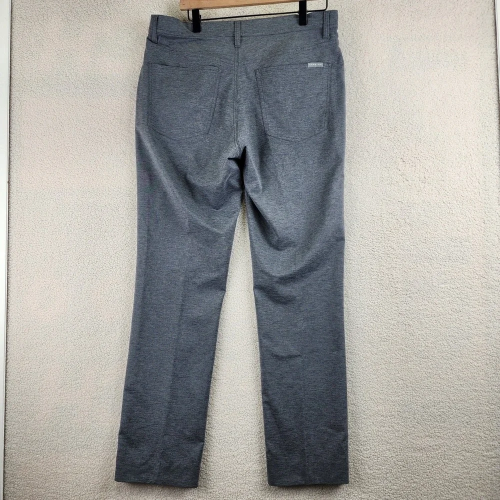 Dunning Everbest Performance Golf Pants Mens‎ 33 Grey Heather DN800840 Stretch